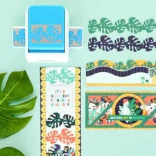 Creative Memories Monstera Leaves Decorative Border Punch