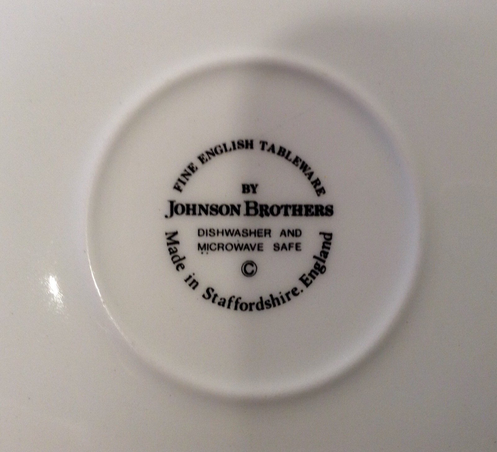 Johnson Brothers Made In Staffordshire England Fine English Tableware