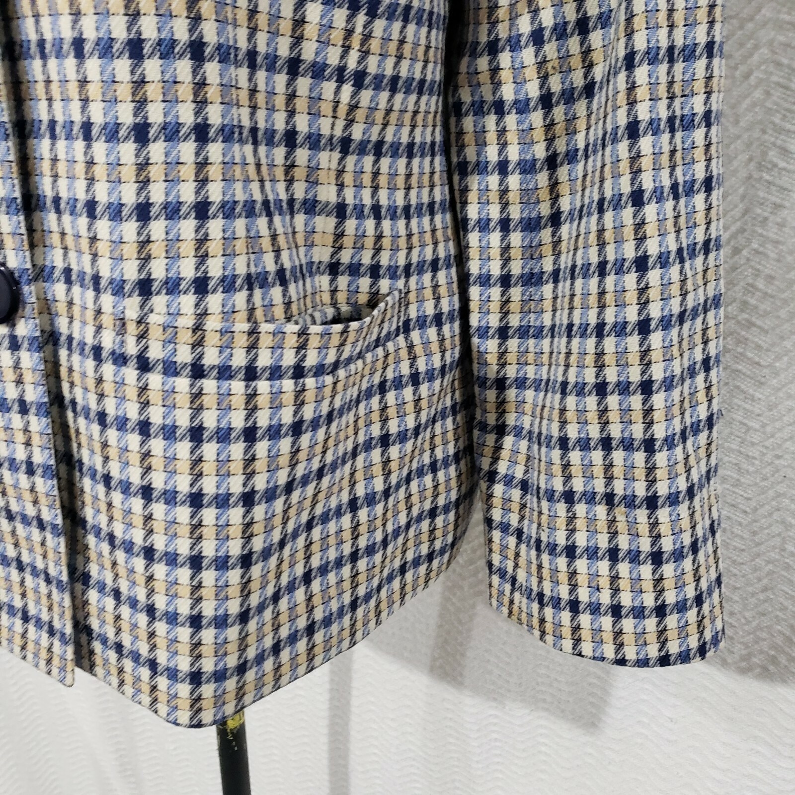 Pendleton 100% Virgin Wool Light Plaid Multiolor … - image 8