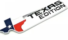 TEXAS EDITION Metal Emblem Badge For Chevy, Ford, Dodge Tailgate Stick-On 