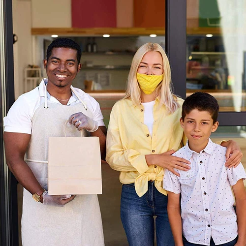 Bulk Kraft Paper Bags Gift Shopping Carry Craft Brown Retail Bag with Handles AU - Picture 7 of 11