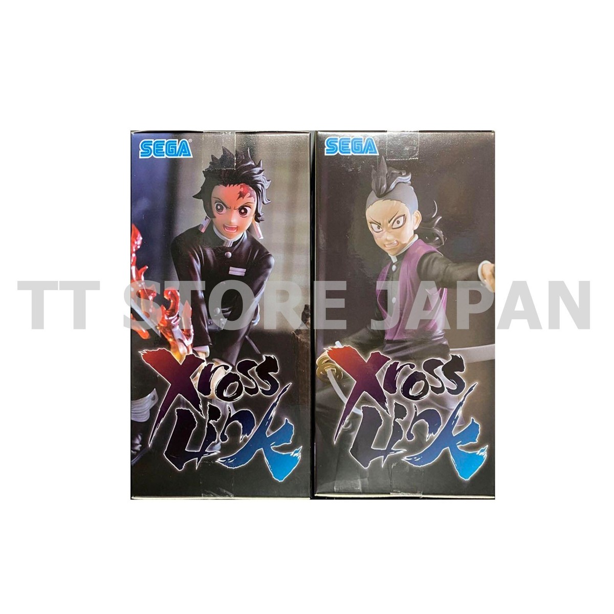 Demon Slayer Figure Tanjiro Kamado Genya Shinazugawa Set Xross