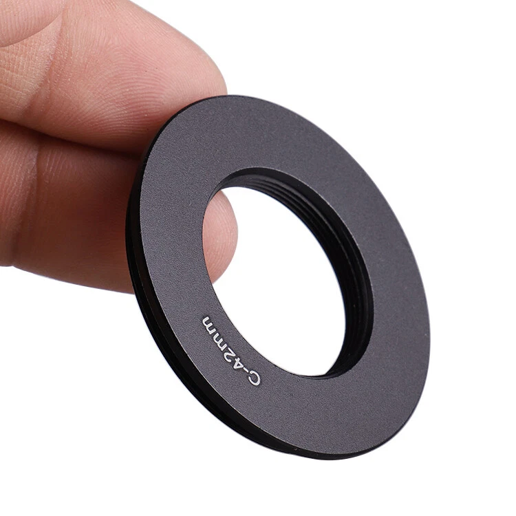 C mount Female to M42X0.75mm Male Adapter ring C-M42 Lens Flange Thread - Image 2 of 4