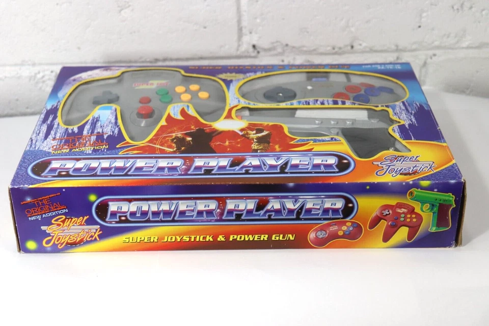 Power Player '90s Super Joystick TV Game Controllers N64 Nintendo NES Bootleg H1 - Image 2 of 4