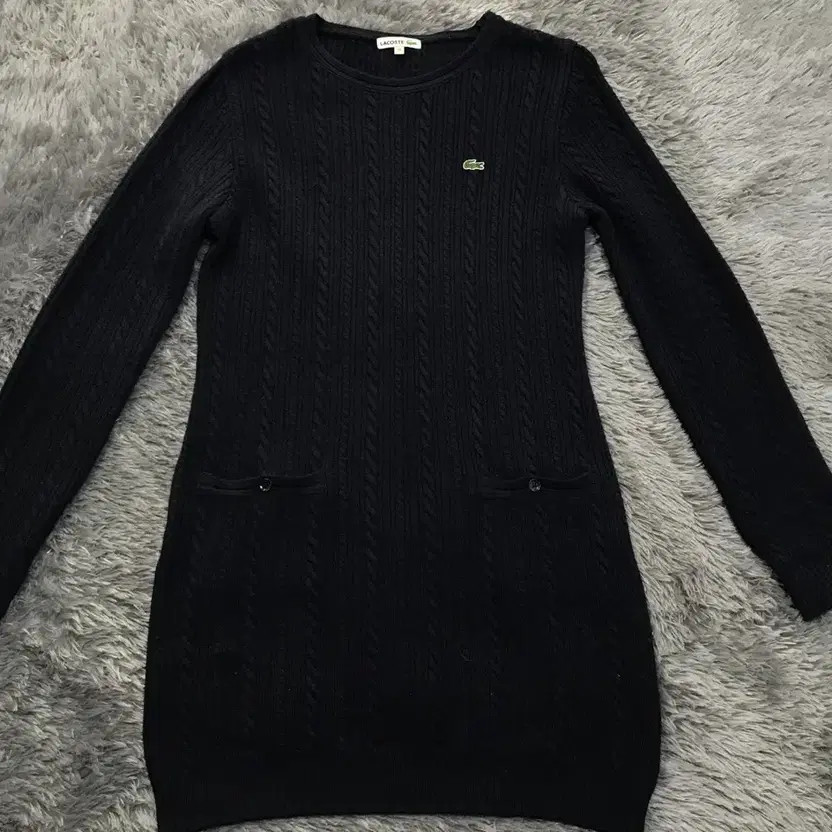 Lacoste Women's Knitted Sweater Dress Size S thumbnail 2