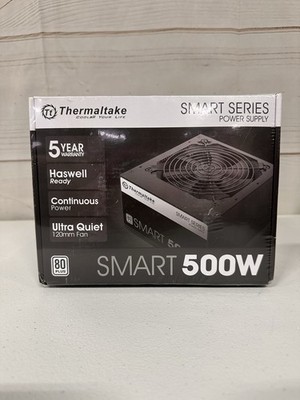 Thermaltake Smart 80 Plus 500w ATX Power Supply / PS-SPD-0500NPCWUS-W