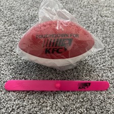 KFC Mini calcio rosso in plastica (nuovo) - e volante KFC AeroProp