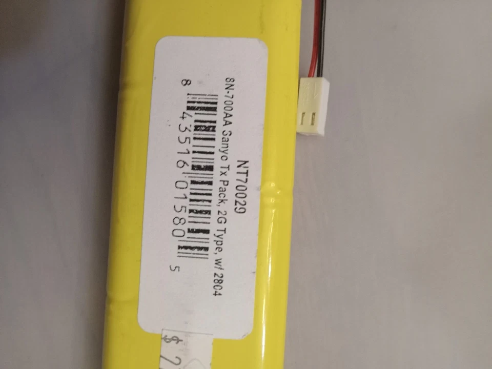 SANYO 8N-700AA Sanyo Tx Pack Type, W/2804 - Image 3 of 3