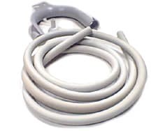 Tuyau evacuation 12013784 pour seche-linge plastique flexible noir 1.5m