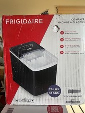 Frigidaire, 26 Lbs. Countertop Ice Maker, Bullet Shaped Ice, Blk Stainless Steel