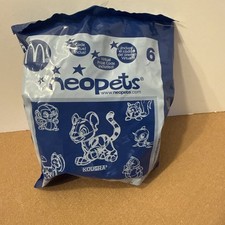 McDonald's Neopets 2005 Red Kougra 4" Stuffed Animal