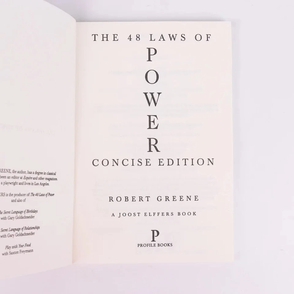 The Concise 48 Laws Of Power by Robert Greene Paperback Book - Free Shipping USA - Image 3 of 4