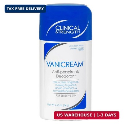 Vanicream Anti-Perspirant Deodorant for Sensitive Skin - 2.25 oz - Clinical-Stre