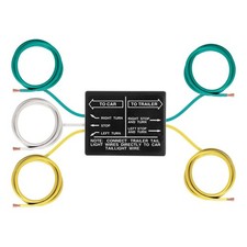 Curt 58240 Tail Light Converter Converts 3 Wi...