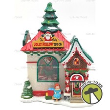 Department 56 The Jolly Fellow Toy Co Lighted Building North Pole Series 4035571