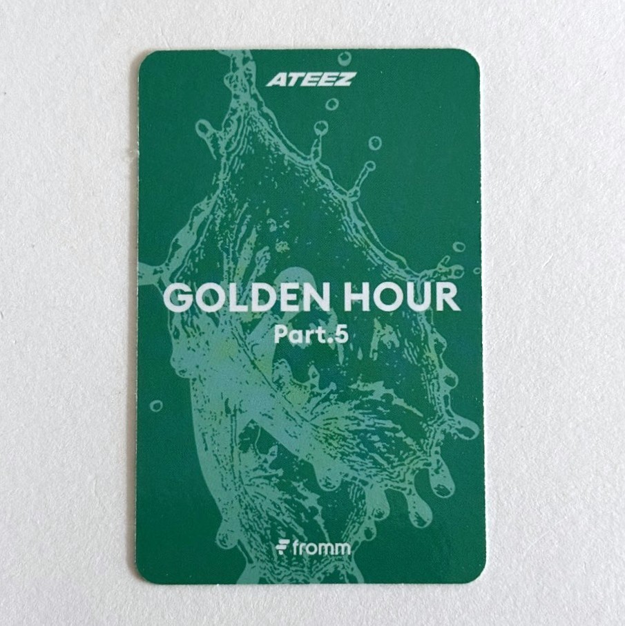 ATEEZ 14th Mini Album Golden Hour Part.5 AppleMusic Makestar Yes24