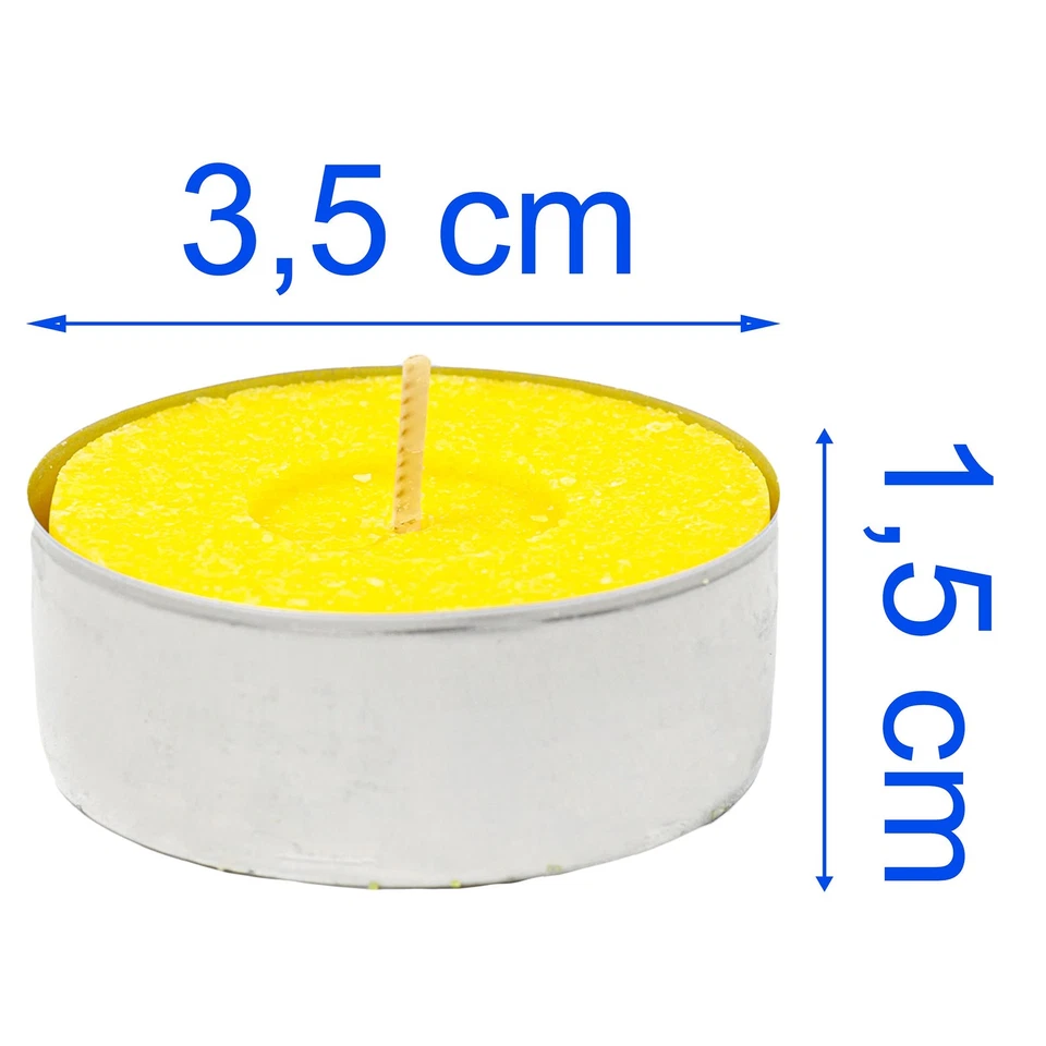 60 Teelichter Stück duftenden Duftteelichter Duft Citronella Teelichter Citro... - Bild 3 von 4