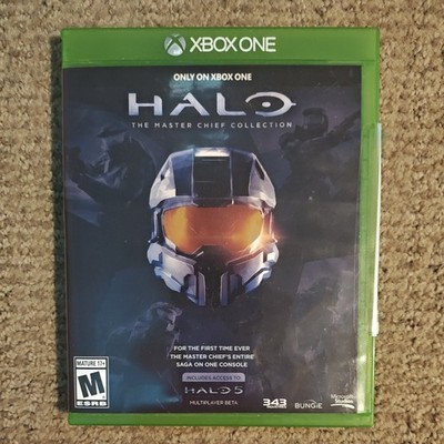 Halo: The Master Chief Collection Microsoft Xbox One 2014 Seal on side of case