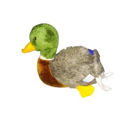 Vintage R Dakin 1982 9" Mallard Duck Plush Stuffed Bird