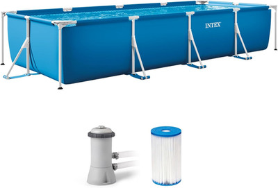 Rectangular Frame 14 Ft 9 in X 7 Ft 3 in X 33 in above Ground Pool ,  Swimmi