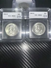 1963-D Benjamin Half Dollar Coins, Silver, Two-Pack
