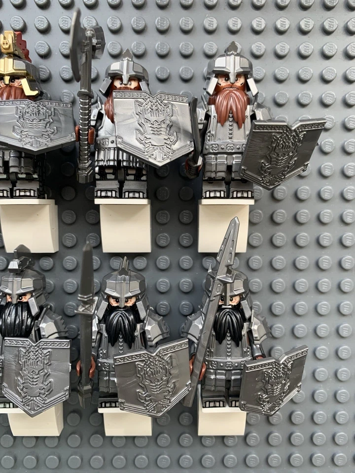Lord Of The Rings 8X Dwarf Five Armies Minifigures NEW - Image 4 of 4