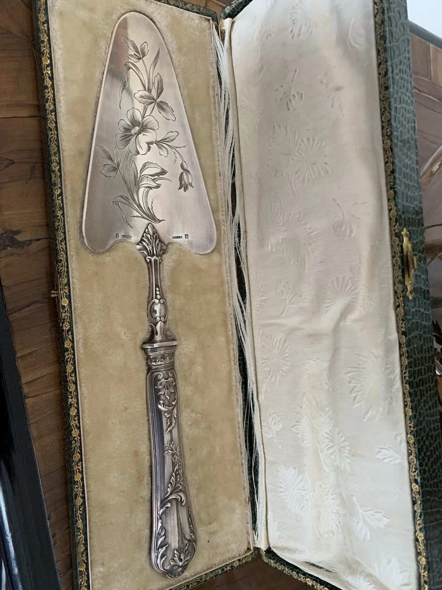 Pelle à tarte en argent Massif 19ème Siècle (1) - Argent