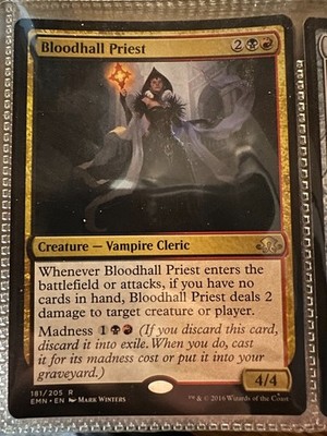 Bloodhall Priest EMN #181 english rare NM MTG magic the gathering
