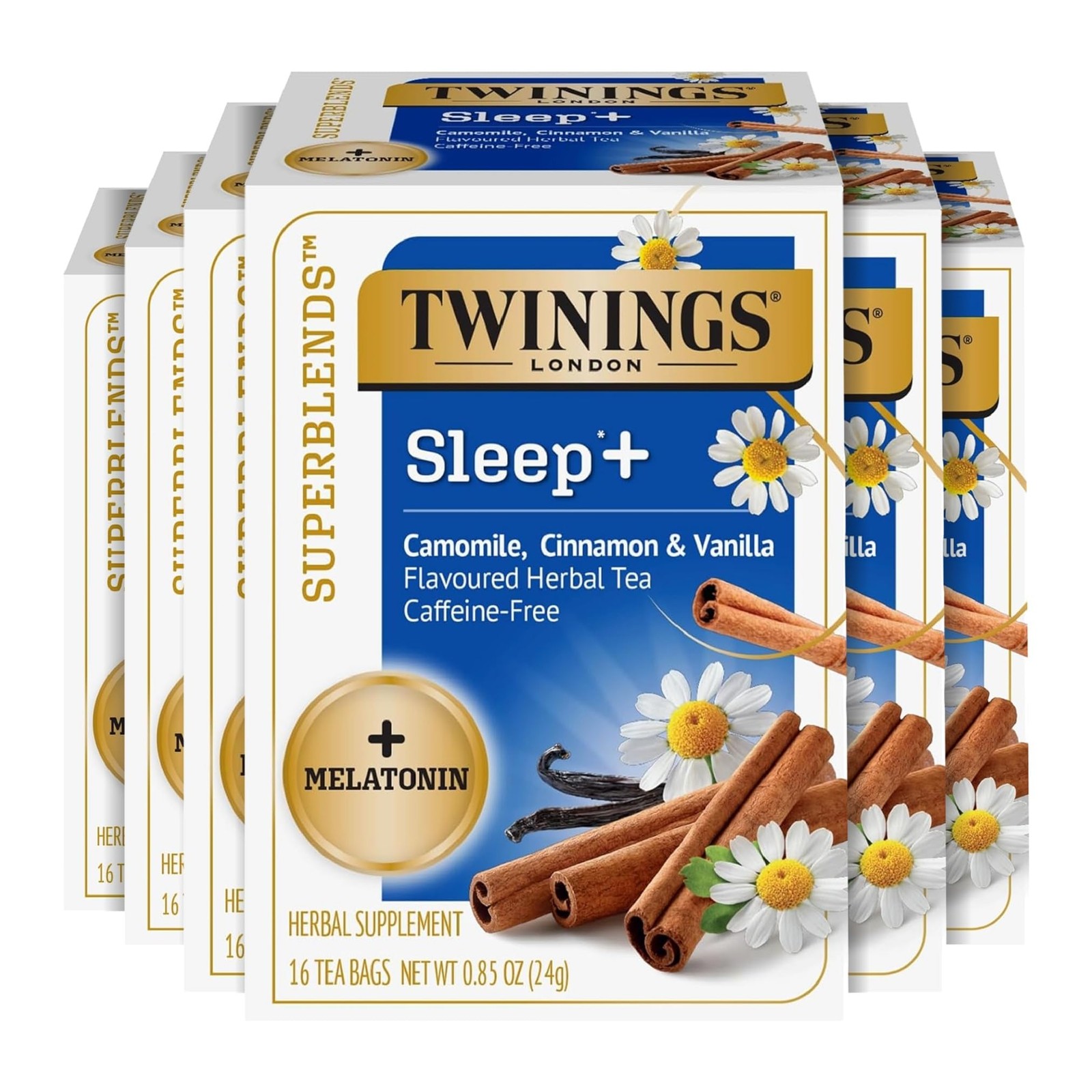 With 1mg Melatonin, Camomile 96 Teabags