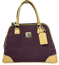 STUDIO Diane Von Furstenberg DVF Overnight Carry-On Bag Luggage Purple Large EC
