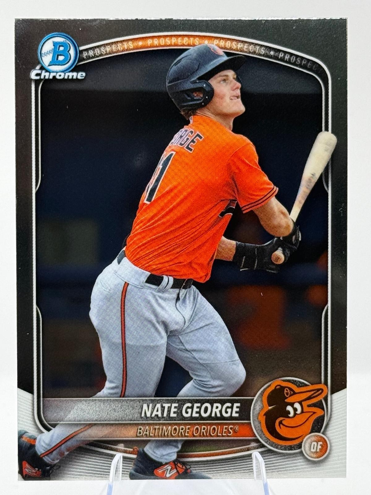 2025 Bowman Draft Nate George Chrome Baltimore Orioles #BDC-113