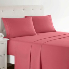 Bed Sheets, Premier 1800 Series 4 Piece Bed Sheet Set, Deep Pocket, Wrinkle, ...