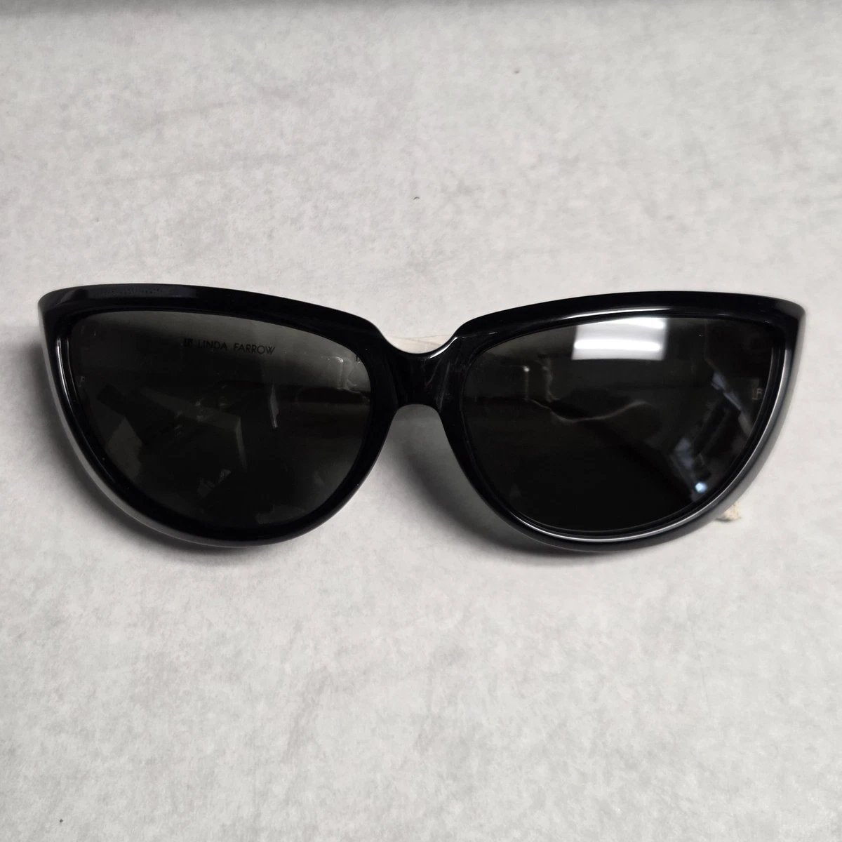 Linda Farrow Gallery Cat Black out Sun glasses The Row Linda Farrow Gallery Cat-Eye Sunglasses - Brown  main image 4