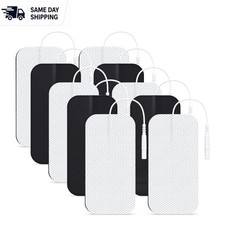 Latex-Free 2x4" TENS Unit Pads - 10 Electrotherapy Electrode Patches