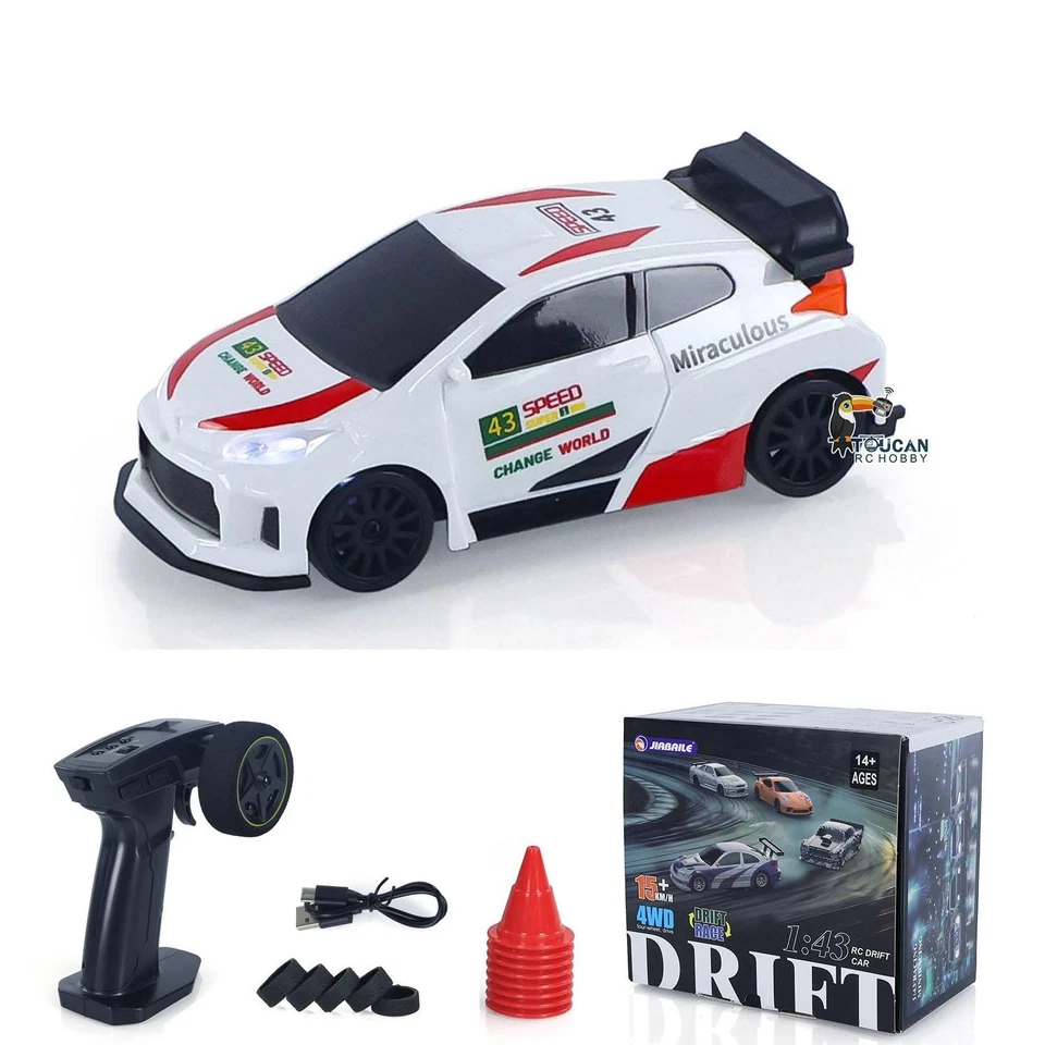 1/43 High Speed RC Racing Car 4WD Radio Controlled Drift Vehicle RTR Mini Model - Image 2 of 4
