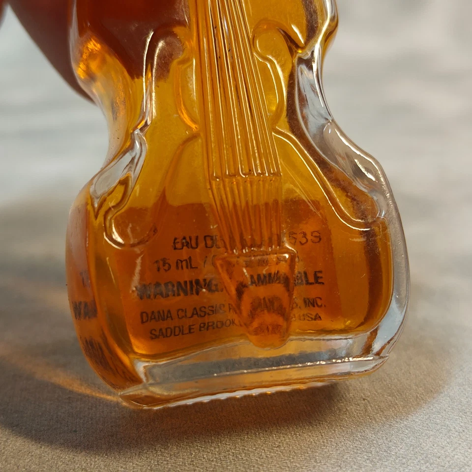 Mini botella en forma de violín TABU Eau de Cologne 0,5 fl oz (15 ml) Dana Classic Foto 2 de 4
