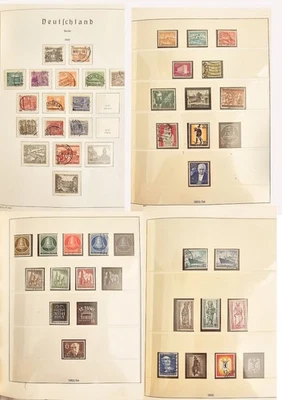 Berlin (West) 1948-1990: Hochwertiges Lindner-T Vordruckalbum, fast kompl., 90 S - Bild 1 von 4