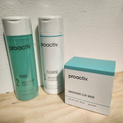 Proactiv 1, 2 And Amazonian Clay Mask  Step Acne Treatment 