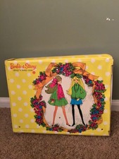 Vintage 1969 Mattel Barbie  Stacey Doll Sleep  N Keep Carrying Case