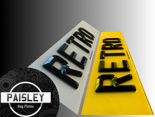 RETRO/BEVEL - CHEAP REG PLATES -  -  100% ROAD / MOT LEGAL
