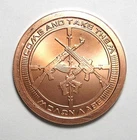 2019 1oz. .999 Copper round Golden State Mint with "2nd" marking + Free Shipping