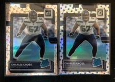 2022 Donruss Optic - Charles Cross - Rated Rookie - Fire Prizm - Stars Emoji ✨🔥