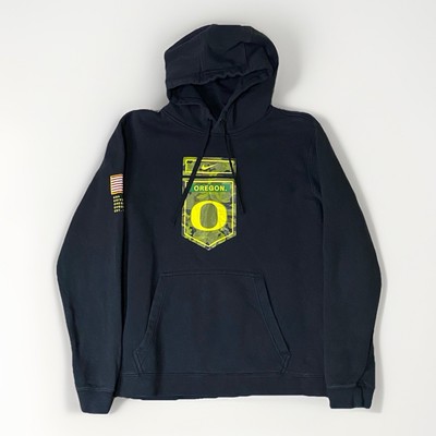 Nike University of Oregon Hoodie Schwarz Gr. Medium Enten Pullover Sweatshirt