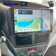 +DAB 32GB Für Subaru Forester 2008-2013 Autoradio GPS Navi RDS CarPlay Android15