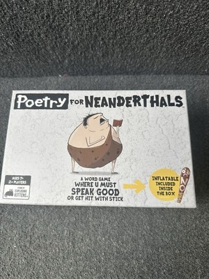 ''POETRY FOR NEANDERTHALS'' (2020) A WORD GAME FOR 2+ PLAYERS BY EXPLODING KITTENS
