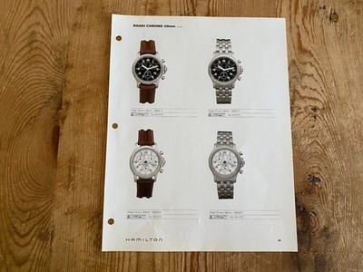 HAMILTON Ficha de Catálogo - KHAKI CHRONO 39 mm