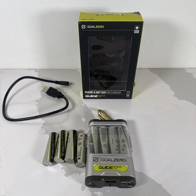 GOAL ZERO GUIDE 10 PLUS PHONE AND BATTERY RECHARGER RECHARGEABLE PACK KIT*