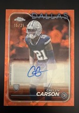 2024 Topps Chrome Sapphire Edition - Rookie Autographs Caelen Carson #RA-CC...