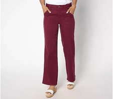 Belle Kim Gravel TripleLuxe Twill Seamd To Perfection Jean-Merlot-Reg 12-A651434