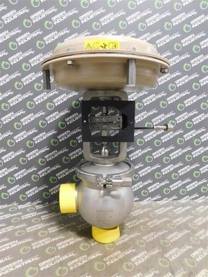 NEW Samson 3271-01-350-FC Actuated Hygienic Angle Valve 3347-07 2-1/2'' 240psi